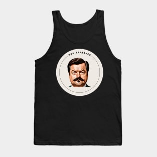 Ron Approves Funny Design Tank Top